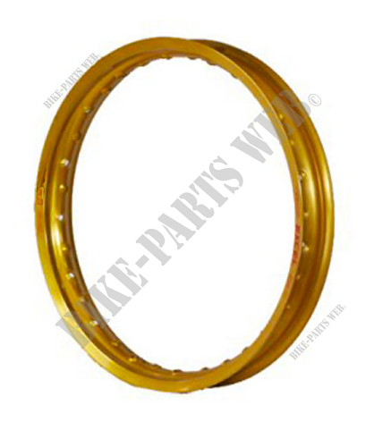 Wheel, aluminum golden rim 21'' for Honda XR and XLR - JANTE ALU OR  1,60x21
